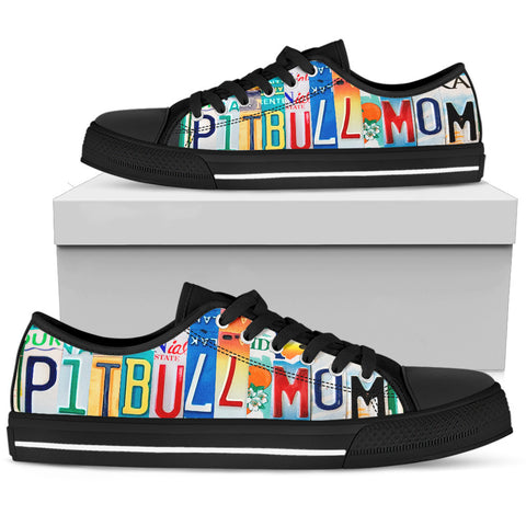 Pitbull Mom Low Top