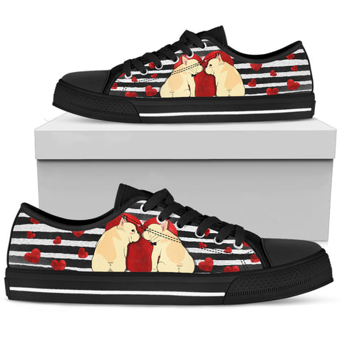 French Bulldog Women's Low Top Shoe